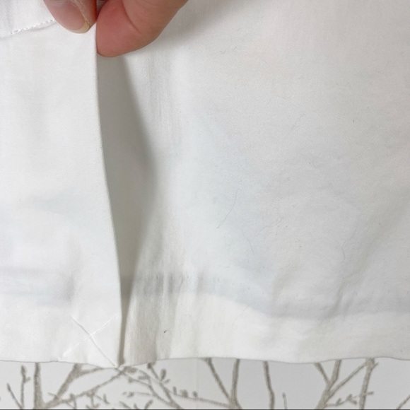 L.L. BEAN White Brushed Cotton Casual 2-Button Blazer Jacket XS Summer - Picture 9 of 13